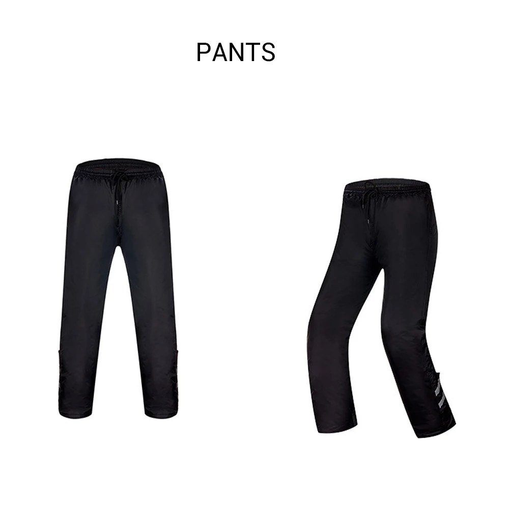 Мотоциклетный дождевик и брюки Водонепроницаемый мото-дождевик с пончо для езды