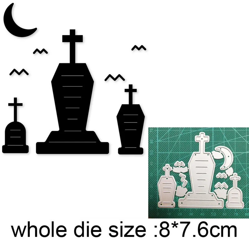 

Ремесленные штампы для Хэллоуина, металлические штампы для резки, форма для украшения «сделай сам», штампы для скрапбукинга, форма для ножа,...