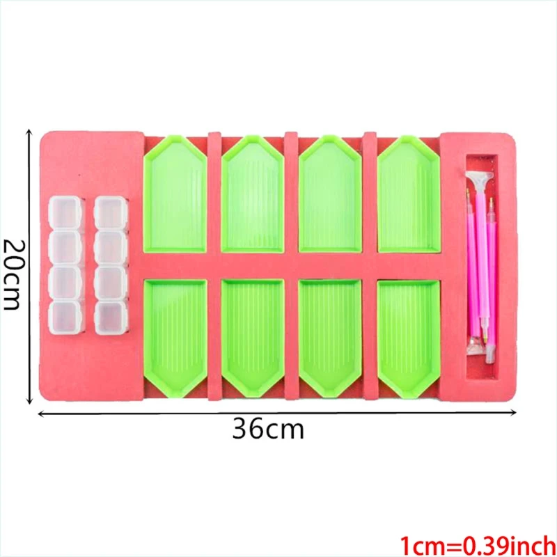 Алмазов картина лоток Органайзер DIY наборы для алмазной живописи аксессуары