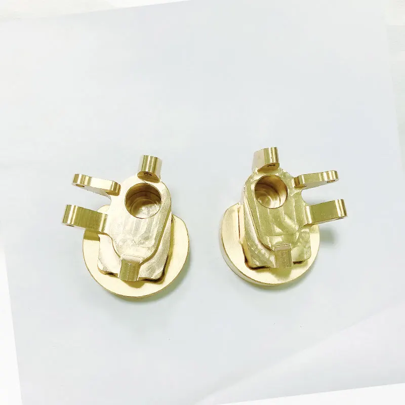 

1:10 RC Crawler 2Pcs Brass Portal Steering Knuckle Housing for 1:10 RC Crawler Axial SCX10 III AXI03007 Capra 1.9 UTB AXI0300