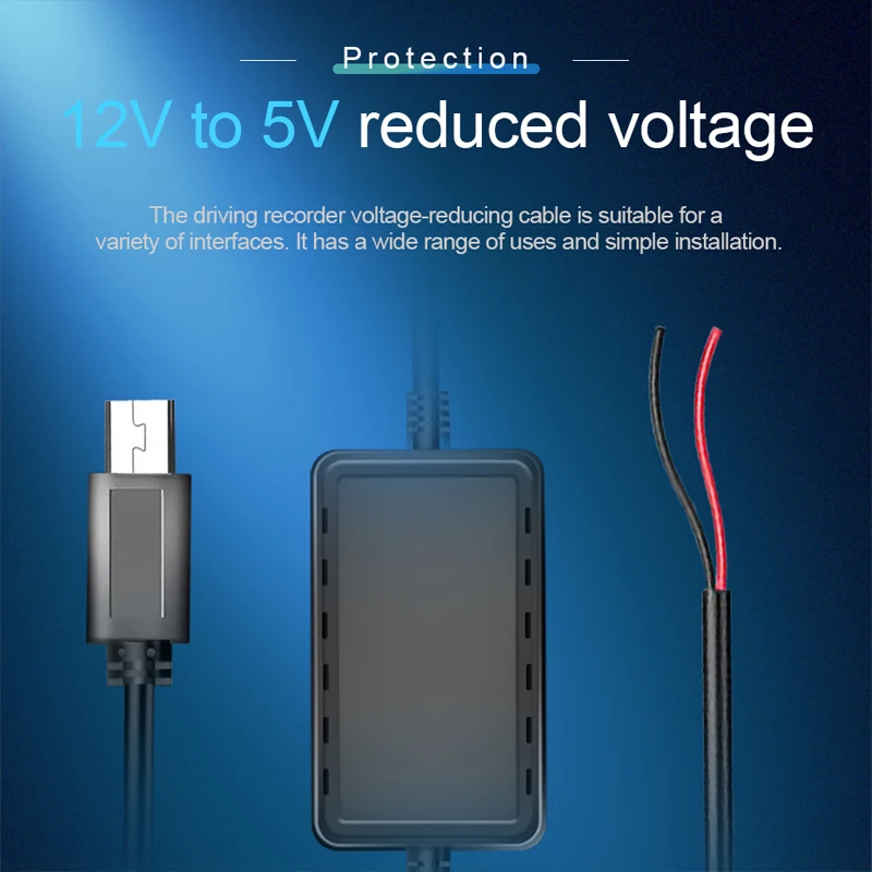 Автомобильный видеорегистратор комплект жестких дисков 12/24V To 5V мини кабель