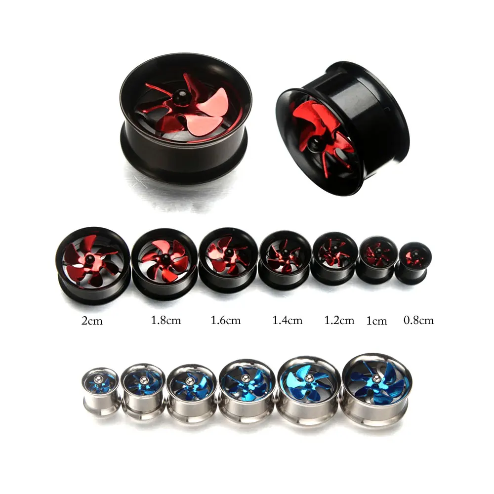 HAPPTYL 1 шт. ветряные мельницы туннели из плоти нержавеющая сталь носилки для ушей