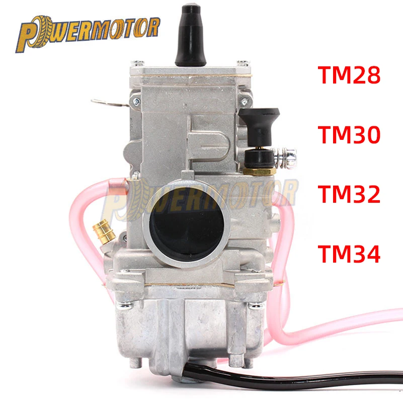 Плоский карбюратор для мотоцикла 28 30 32 34 мм TM Mikuni Carb TM28 Honda CR250 Kawasaki KX125