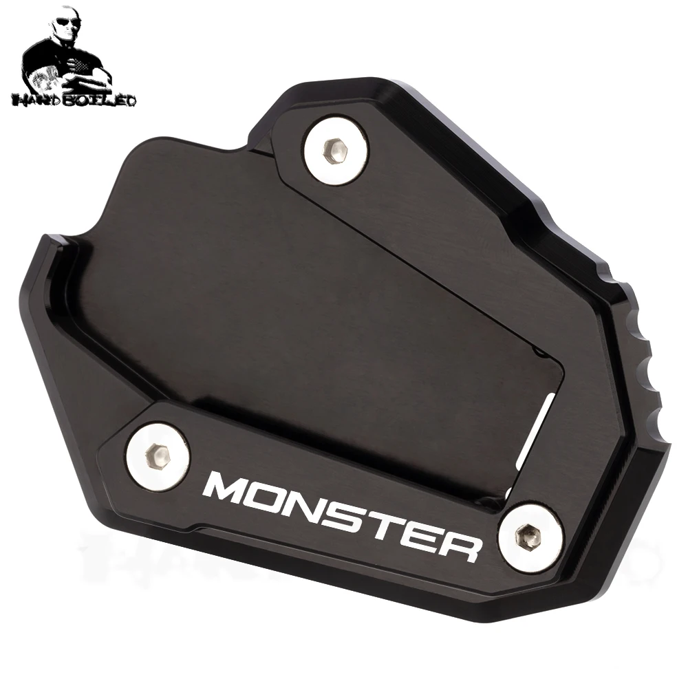 Новая подставка для мотоцикла MONSTER CNC с логотипом боковая удлинитель