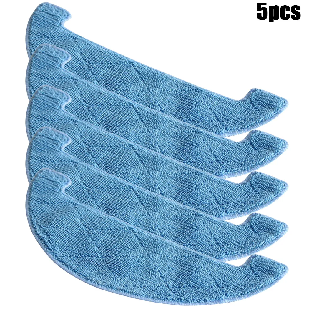 

5 Pack Mop Cloth For Genio Deluxe 500 Robotic Vacuum Cleaner Replacement *100% Brand New And High Quality
