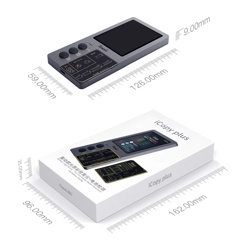 QianLi iCopy Plus программист для iphone ЖК дисплей сенсорный EPROM световые датчики вибратор