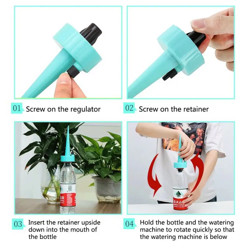 

New Hot Automatic Watering Device Garden Watering Tool Irrigation System Adjustable Water Flowing Dripper Switch Control