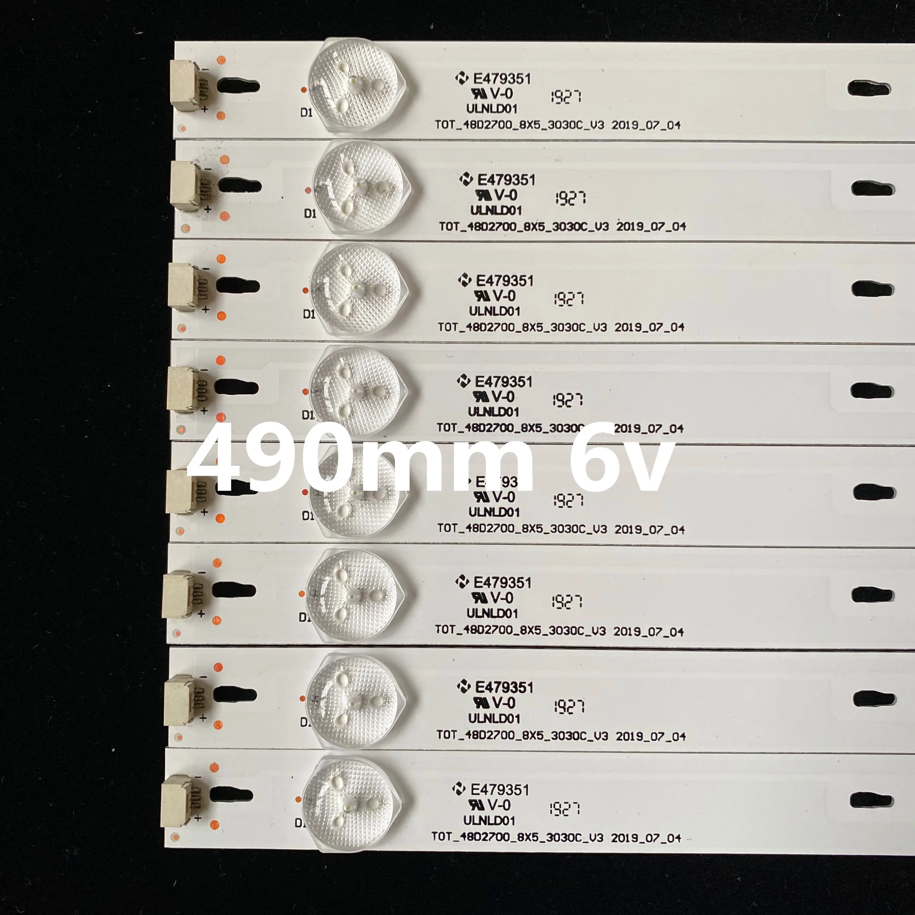 Светодиодная подсветка для TCL 48 дюймов B48A858U B48A538 4C-LB4805-HQ4 48HR330M05A1 V2 1 комплект = 8 шт. |