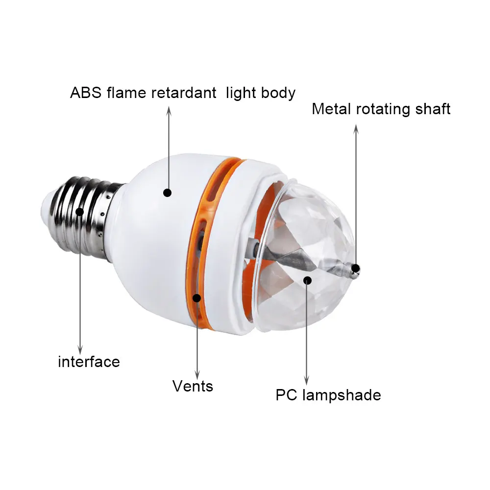 MeeToo 3 Вт 6 AC85 265V новый красочный RGB Светодиодный прожектор Автоматическое вращение