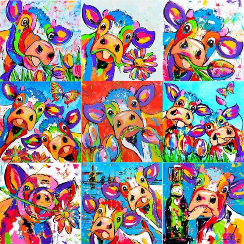 Набор для алмазной вышивки сделай сам картина с квадратными/круглыми стразами 5D