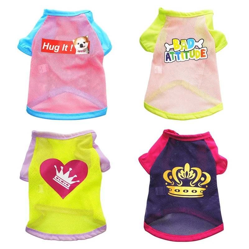 Летняя одежда для маленьких собак щенков чихуахуа рубашка зимний теплый жилет с