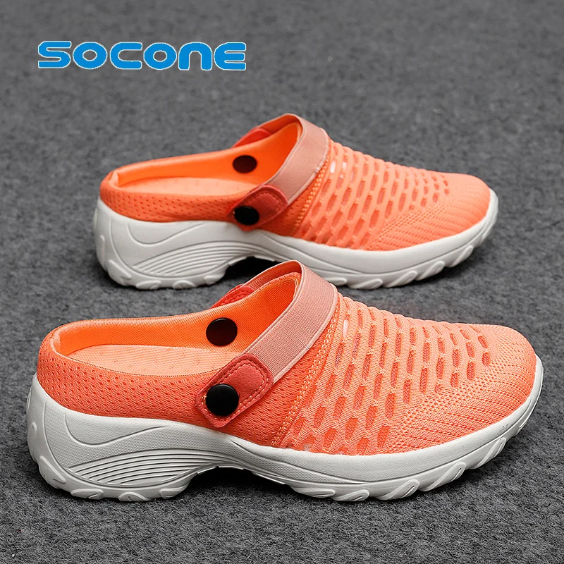 

Hot-selling ladies walking shoes, lazy shoes suitable for walking and shopping, comfortable and breathable simple slippers