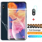 3 в 1 матовая Гидрогелевая пленка для Samsung Gaxaly A10e 10, Защитная пленка для экрана, полное покрытие для объектива камеры Samsung A20E e a 20 E