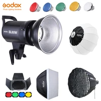godox sl60w led video light sl 60w 5600k daylight white version continuous light bowens mount for studio video recording