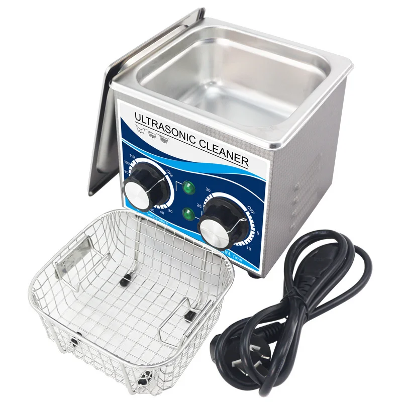

2L 120W Digital Ultrasonic Cleaner Heater Degas Stainless Steel Bath Home Use Jewelry Glasses Spark Plug Bead Carving Rust Oil