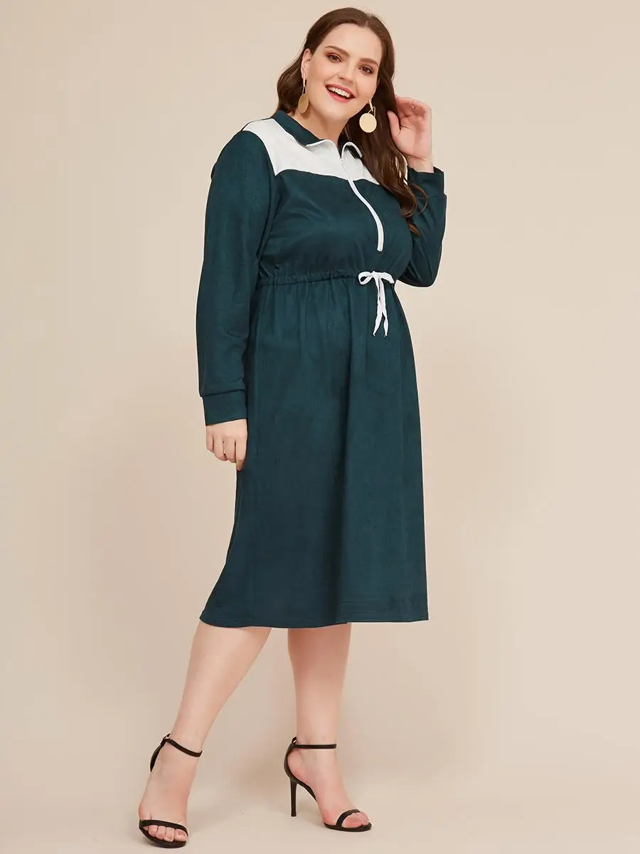 5XL 6XL, осень, женское платье большого размера, повседневное, из кусков, для женщин, зима, плюс размер, s, платье на молнии, для девушек, для офиса, вечерние, облегающее платье