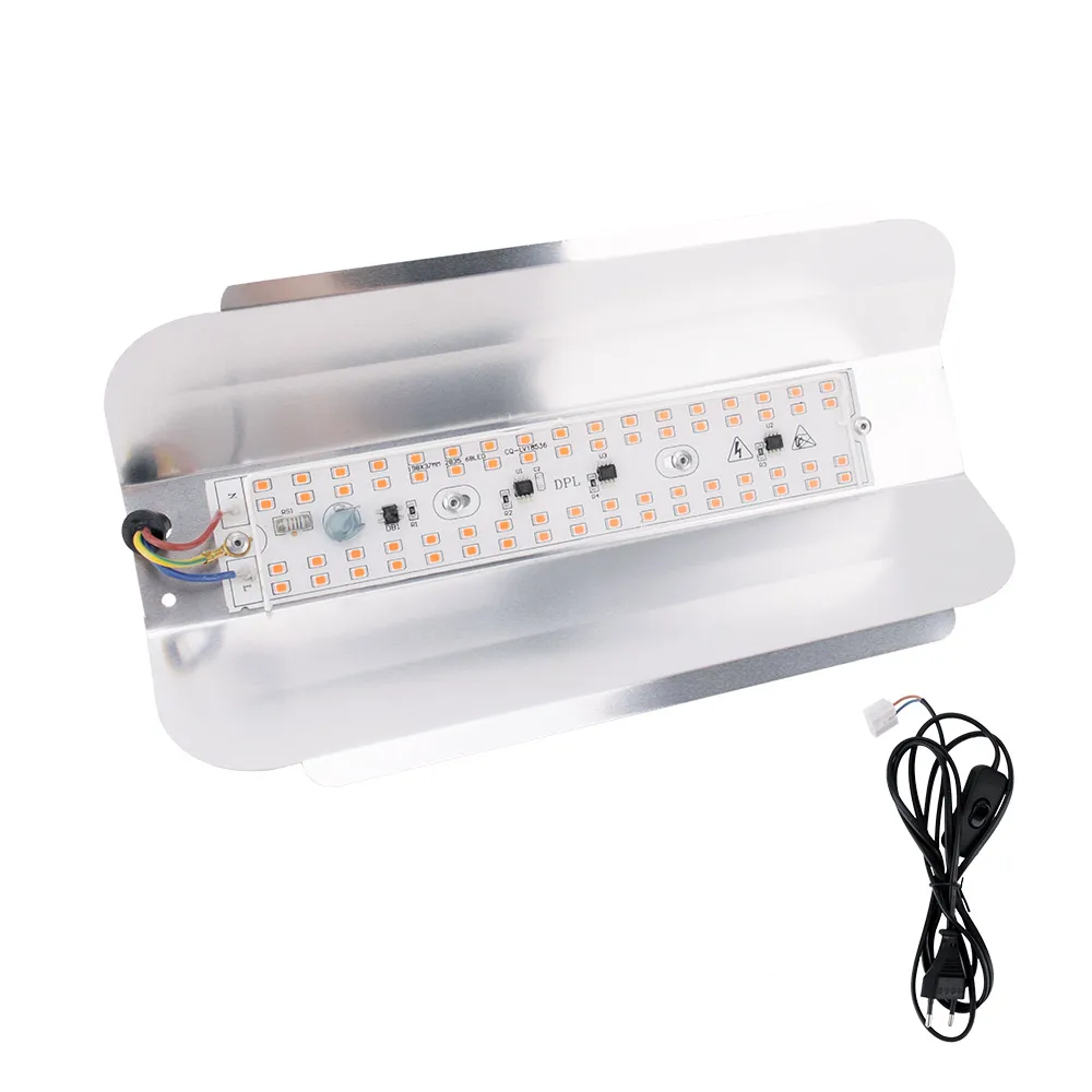 Светодиодсветильник фитолампа полного спектра для выращивания растений 50 Вт 220 В