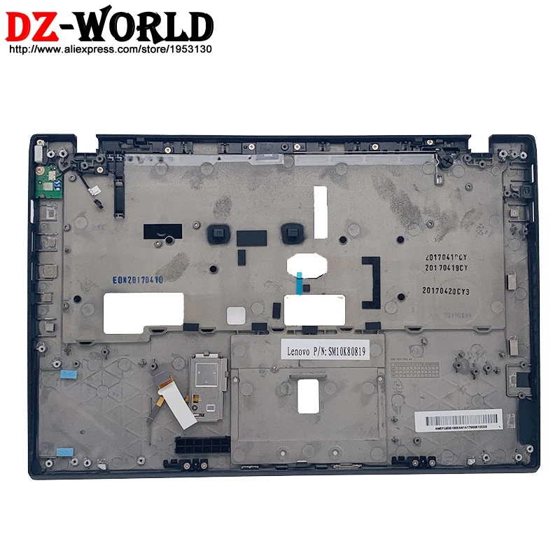 Новая Оригинальная панель для клавиатуры верхняя с отпечатком пальца Lenovo ThinkPad