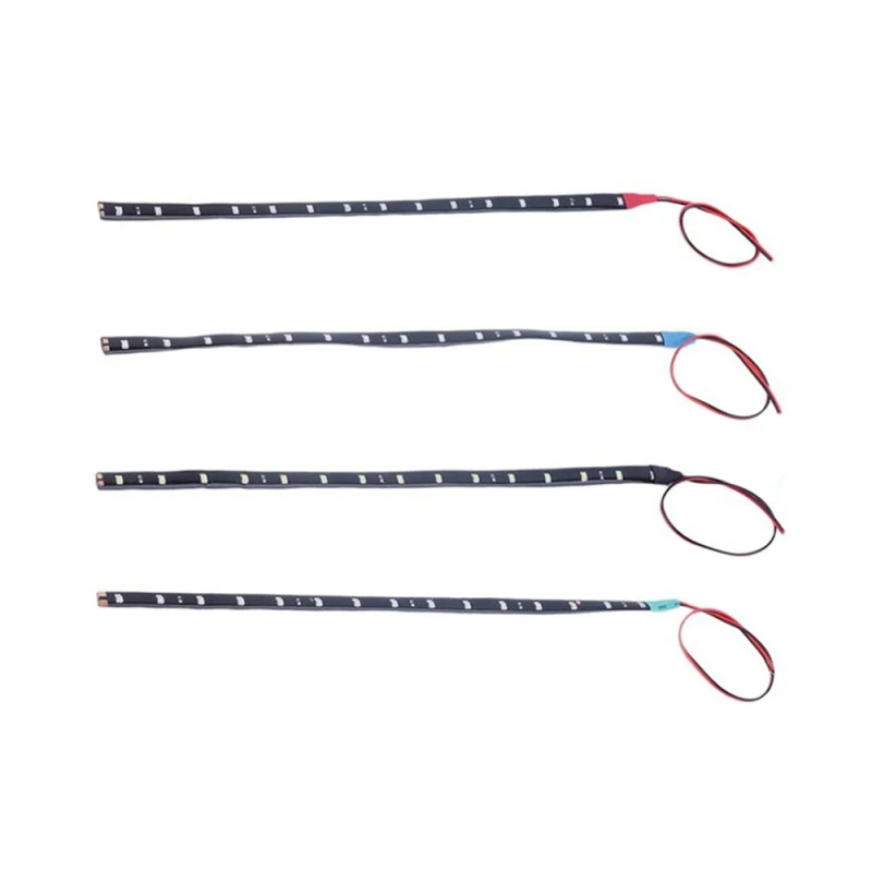 30 см 15 светодиодный автомобильный гибкий декоративный белый светильник для дома