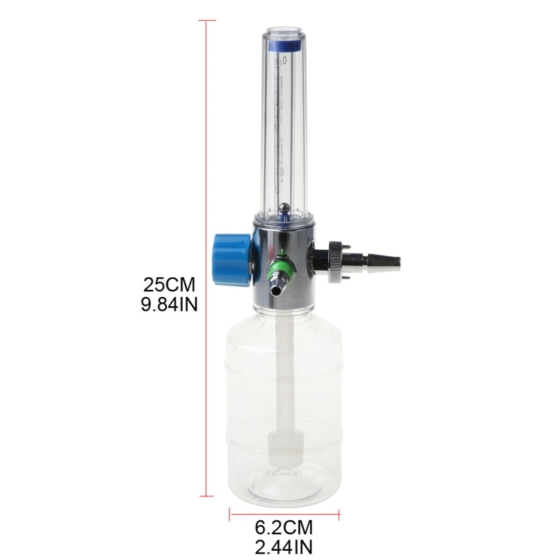 

Oxygen Supply System Accessories Oxygen Pressure Reducer Inhaler Flow Meter Humidification Bottle Gas Regulator for Home