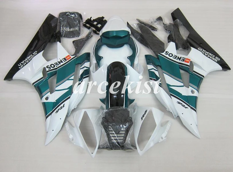 

Новый стиль обтекатели комплект подходит для Yamaha YZF 600 R6 06 07 YZF-R6 2006 2007 ABS Пластиковые обтекатели для мотоциклов бесплатно на заказ