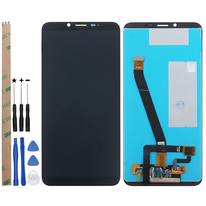 Цветной ЖК дисплей для Cubot X19 + сенсорный экран дигитайзер с рамкой замена пленки