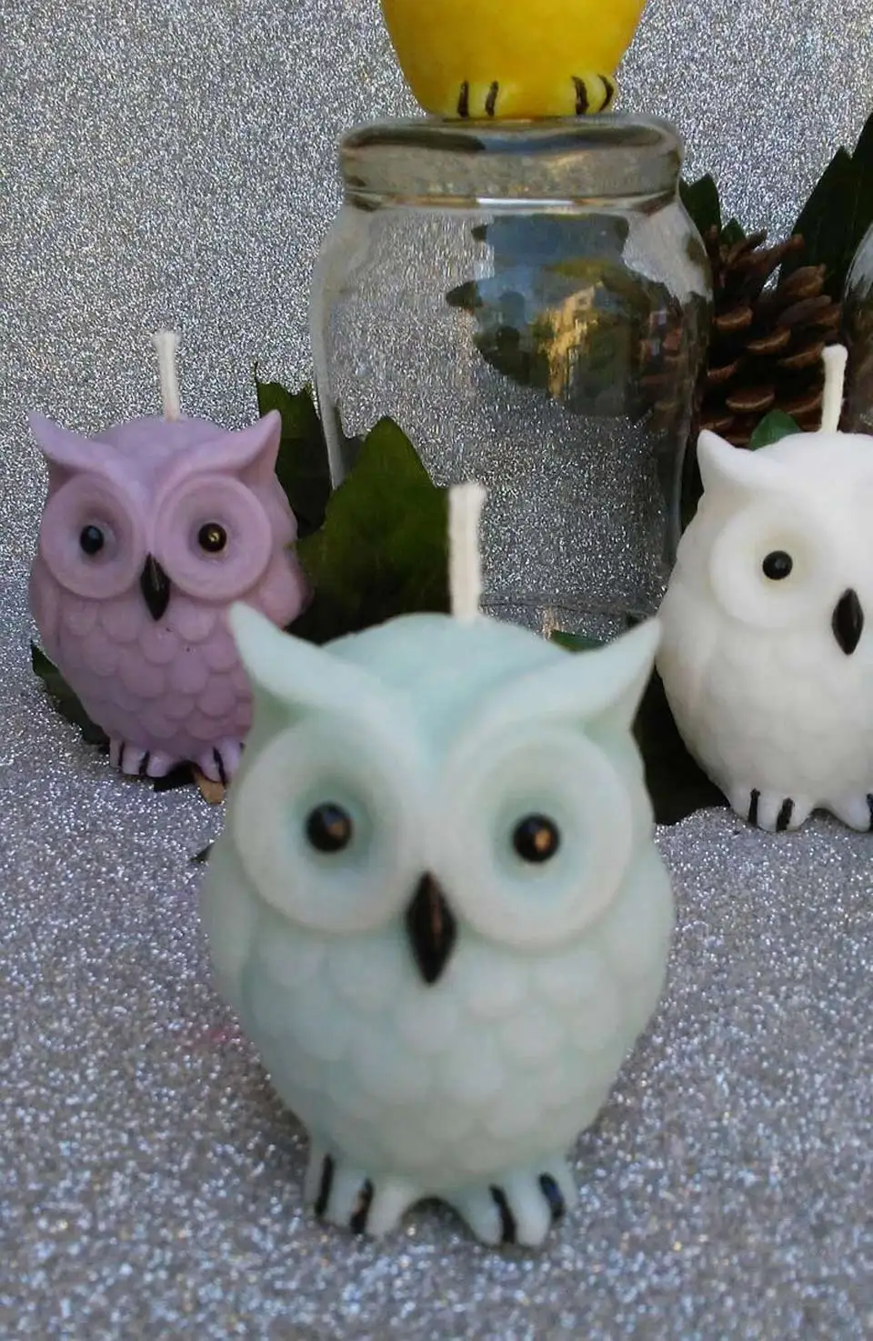 3D Сова силиконовая свеча форма для DIY изготовления Ароматических Свечей Натуральный Соевый Воск ароматическая свеча Плесень Смола глина помадка формы
