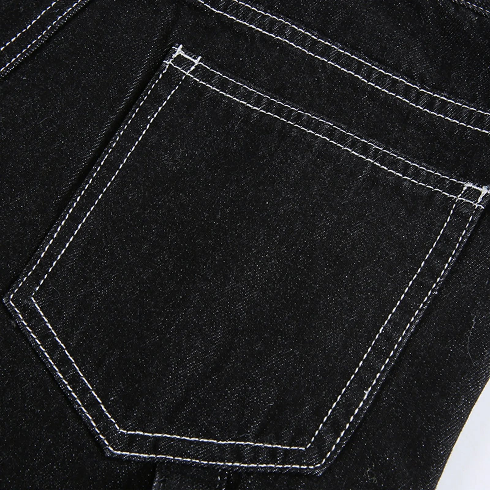 

Fashion Women's Sexy High Waist Black Retro Belt Straight Loose Jeans Boyfriend Casual Denim Pants Trousers Vaqueros Mujer#35