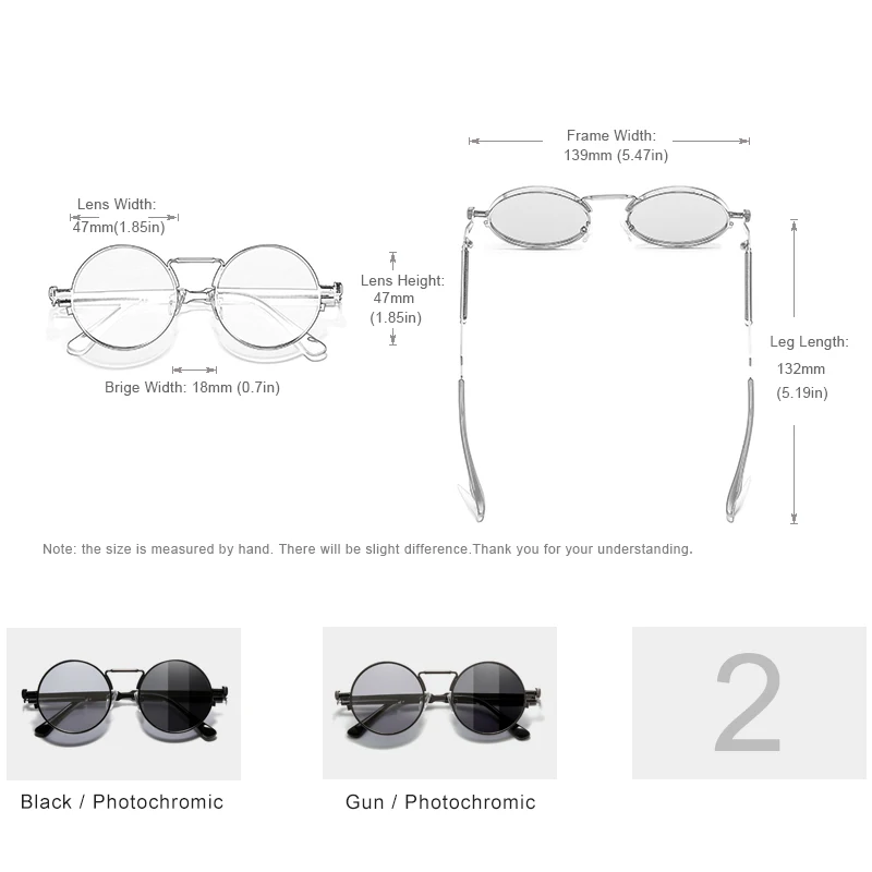 KINGSEVEN High Quality Gothic Steampunk Sunglasses Polarized Men Women Brand Designer Vintage Round Metal Frame Sun Glasses | Аксессуары