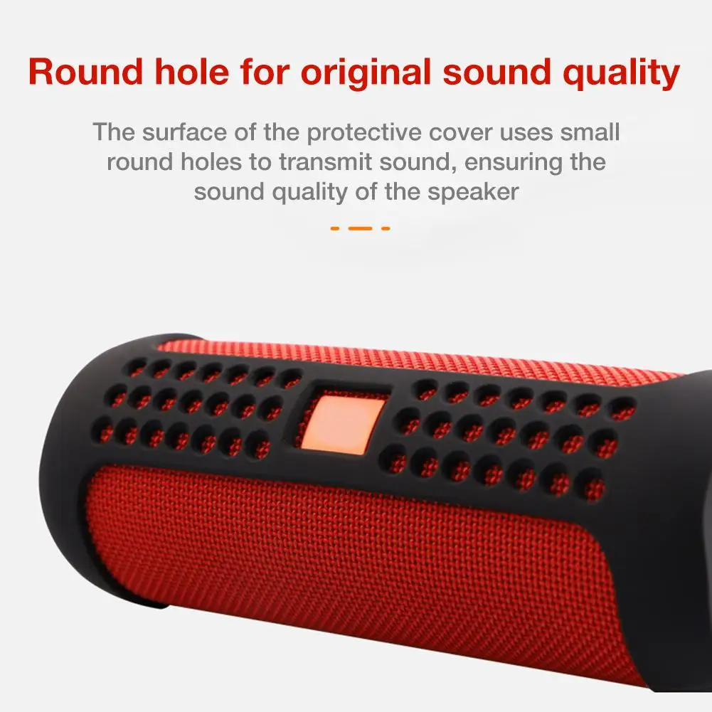 Портативный Силиконовый протектор для JBL Flip 5 динамиков защитный чехол