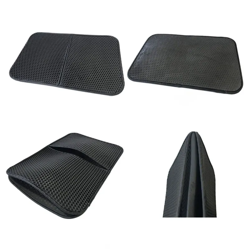 1 шт. EVA двухслойный съемный коврик для кошачьего туалета массажа Быстросохнущий