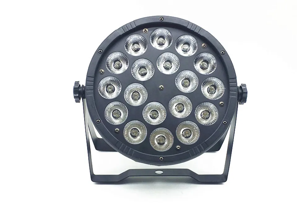 LED Par 18x12 W RGBW 4 в 1 luce della lavata di Lusso controlador DMX Led plana Luci dj | Лампы и освещение