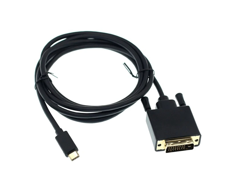 

USB3.1 Type-C to DVI connector cable USB-C To DVI 24+1 Adapter 1080P 180cm 6ft