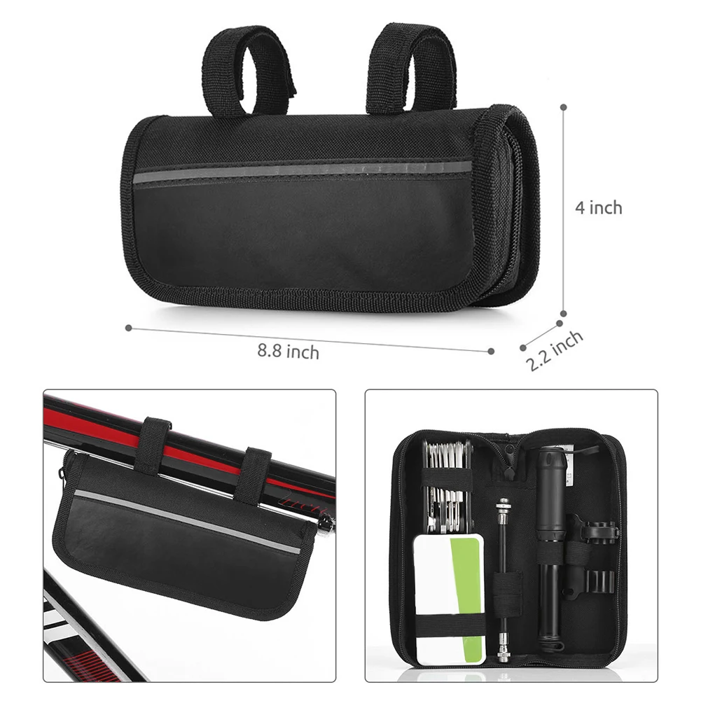

Universal Mountain Bike Bag Bicycle Tire Repair Tools Hose Installation Kits Hand Air Pump Inflator Cycling Tire Repair Patch