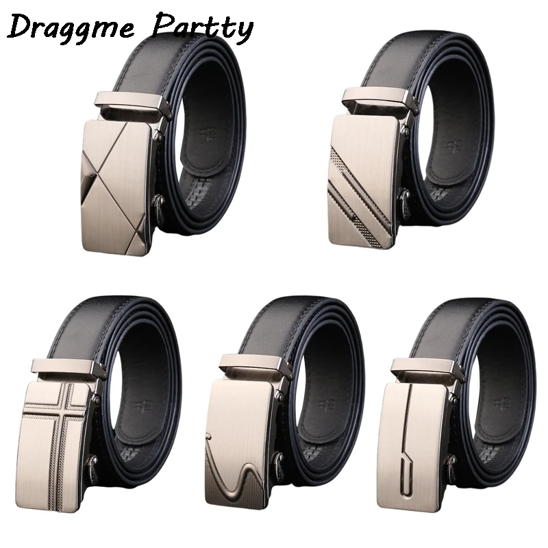 

Simple Belt Men's High-quality Luxury Men's Belt Pu Belt Men's Metal Automatic Buckle Men's Belt Jeans Daily Collocation Items