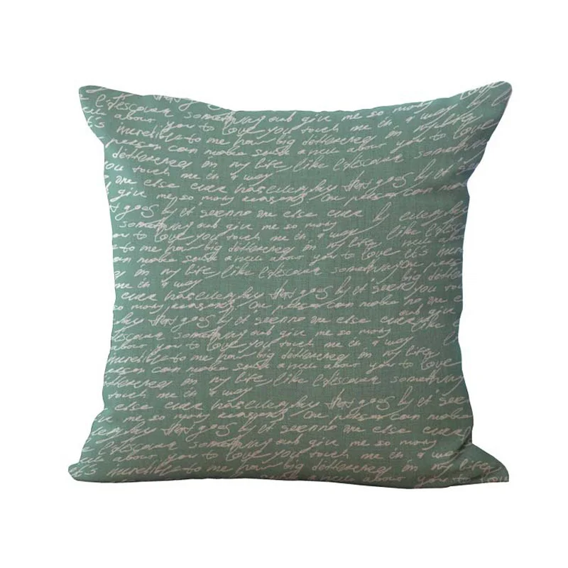 Новая подушка чехол s хлопковая и льняная Подушка Чехол напечатанная наволочка с