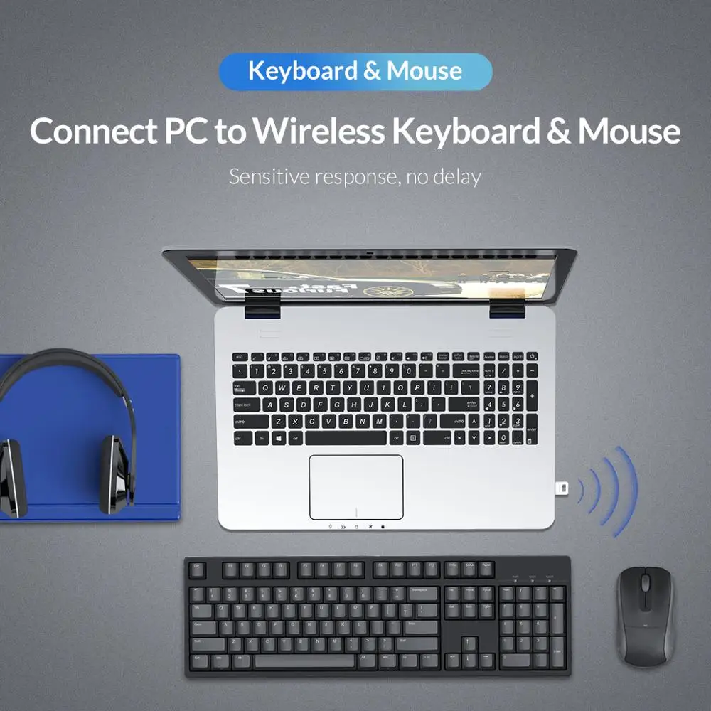 Адаптер ORICO Mini Wireless USB Bluetooth 4 0 USB-ключ передатчик приемник музыка аудио для ПК