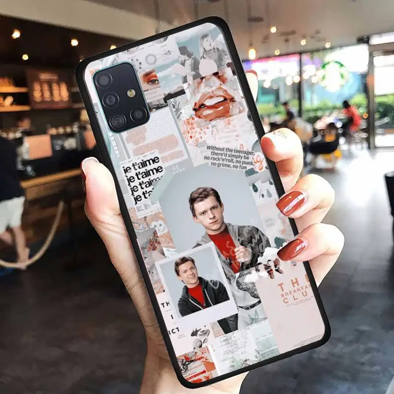

TOM HOLLAND Super hero Phone Case For Samsung A50 A51 A71 A12 A72 A52 A32 A02 A20E A31 A40 A70 A80 Fundas coque