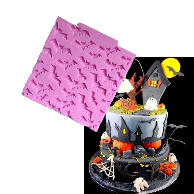 

Halloween Bats Silicone Mold DIY Fudge Chocolate Mold Cake Fondant Decoration Tool Baking Accessories