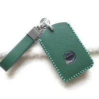 leather car key case cover keychain set car key bag for all side buttons volvo car key xc60 s90 s60 xc40 v60 v90 car accessories