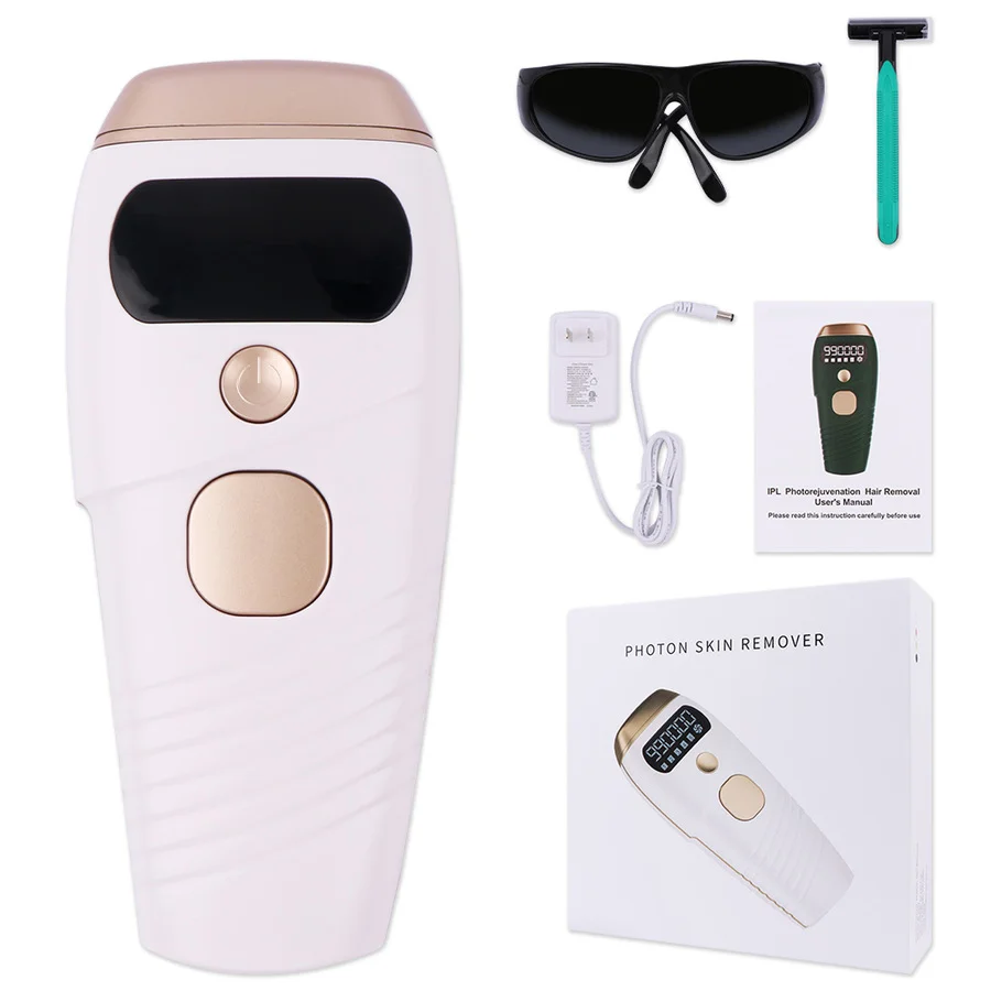 

990000 Flashes Ipl Laser Epilator Painless Depilador Eletrico Flawless Permanent Hair Removal Laser Machine for Women Wholesale