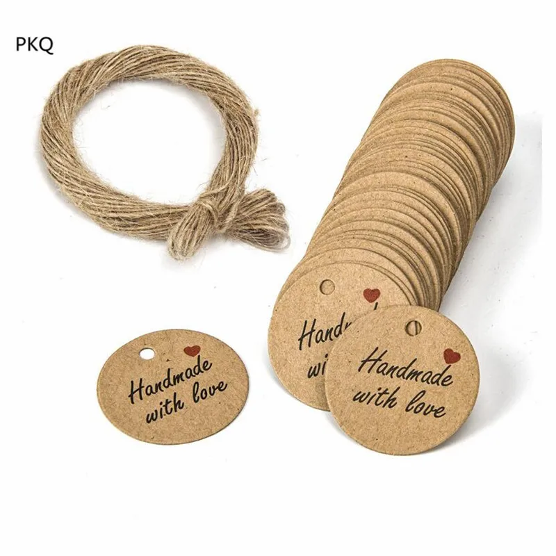 Бумажная бирка для подарка крафт бумажная бумажные бирки свадебной вечеринки