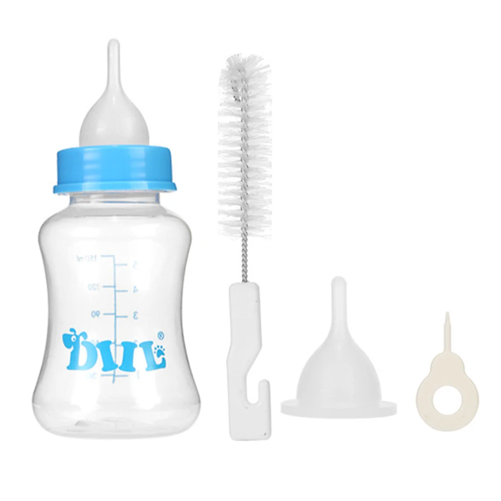 60/150 мл ПЭТ щенок котенок кошка бутылочка для кормления домашних животных собак и