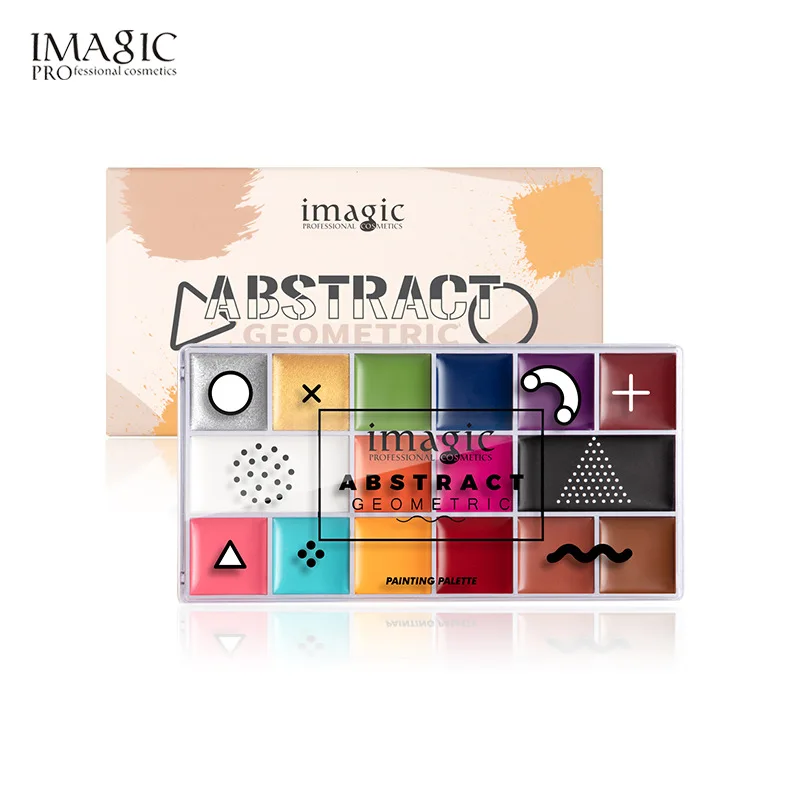 IMAGIC Professional 16 цветов тату для лица краска тела масляная абстрактное искусство