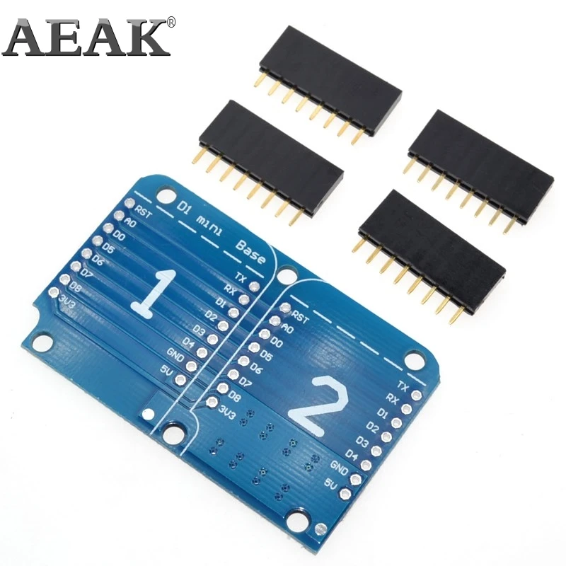Двойная база D1 mini WIFI Интернет вещей макетная плата на основе AEAK|base wifi|d1 minidevelopment