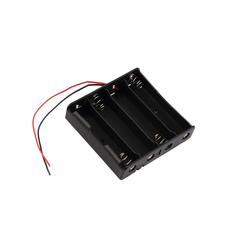 

New Plastic 18650 Battery Storage Box Case 1 2 3 4 Slot Way DIY Batteries Clip Holder Container With Wire Lead For 18650 Battery