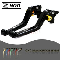 motorcycle brake handle bar lever cnc aluminum long adjustable brake clutch levers for kawasaki z900 z 900 2017 2019