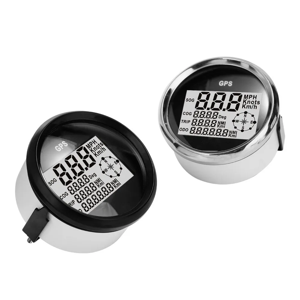 Водонепроницаемый Спидометр с ЖК дисплеем и подсветкой 85 мм|Приборы для