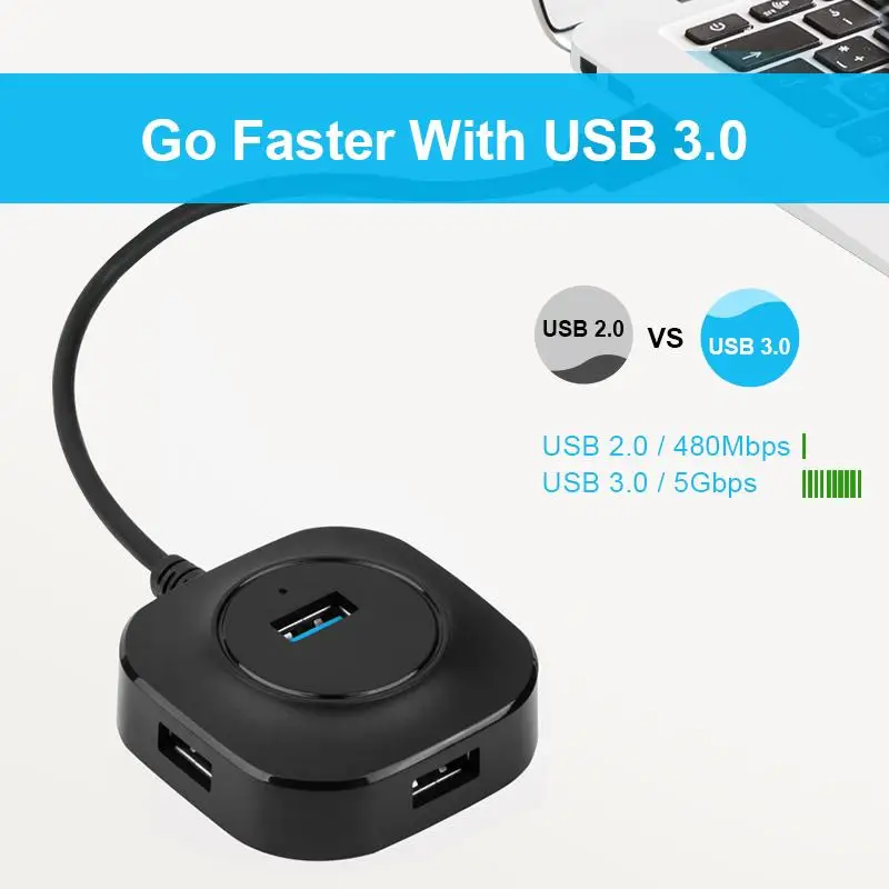 Usb-хаб USB 3 0 разветвитель несколько Hab 2 мульти концентратор расширитель 4 порта для