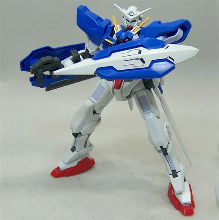 Аниме Gaogao 13 см Gundam 00 HG 1/144 GN 001 EXIA сборка экшн фигуры Brinquedos модель робота мобильный